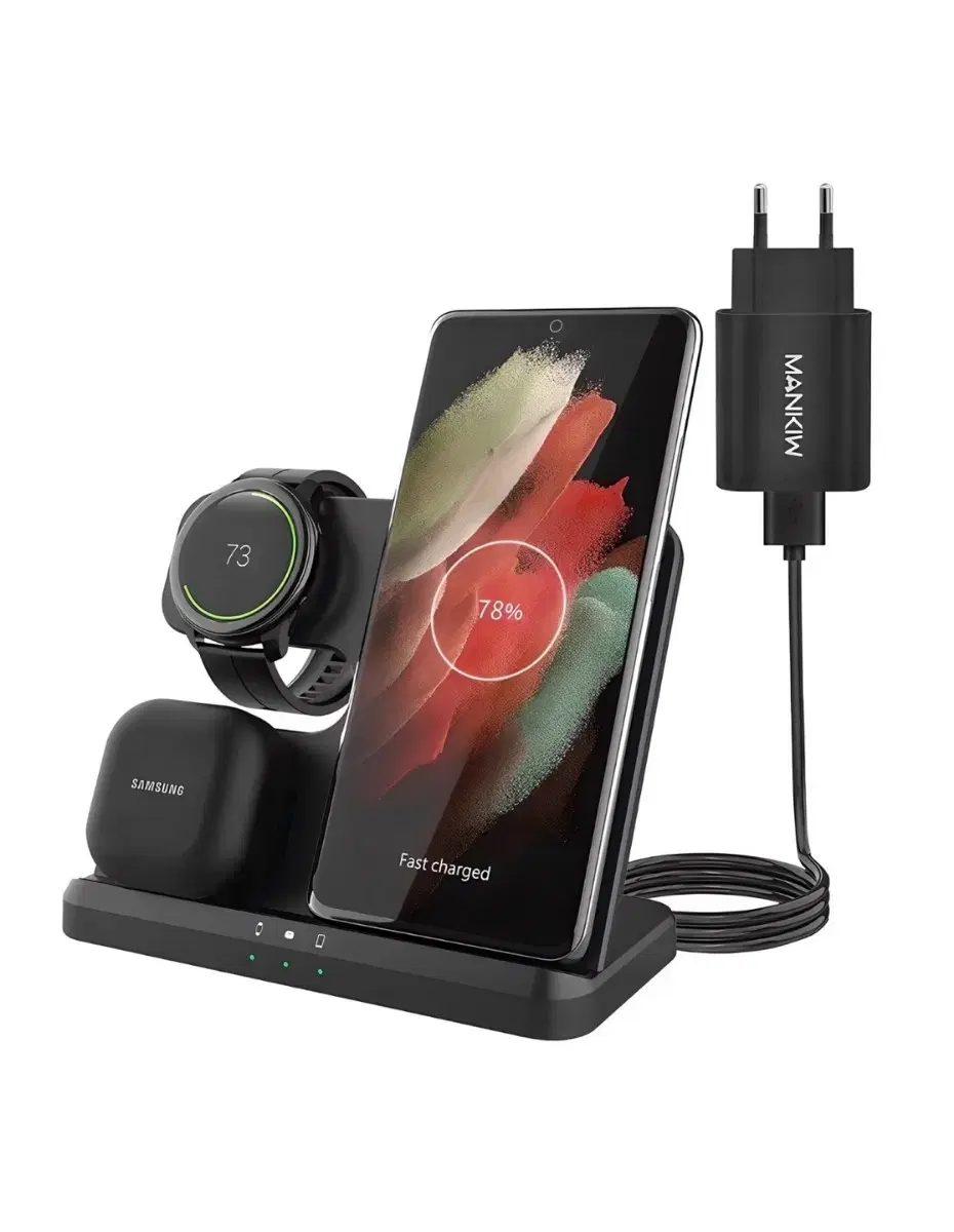 Mankiw Mankyu 3in1 Wireless Charger Holder with Pig Nose