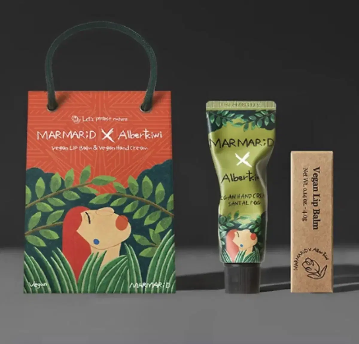 (NEW) Marmardi Hand Cream & Vegan Lip Balm Set in Sangtalpog