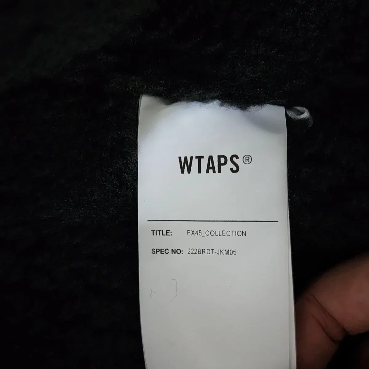 더블탭스 신세틱 레더자켓 WTAPS SYNTHETIC JFW02