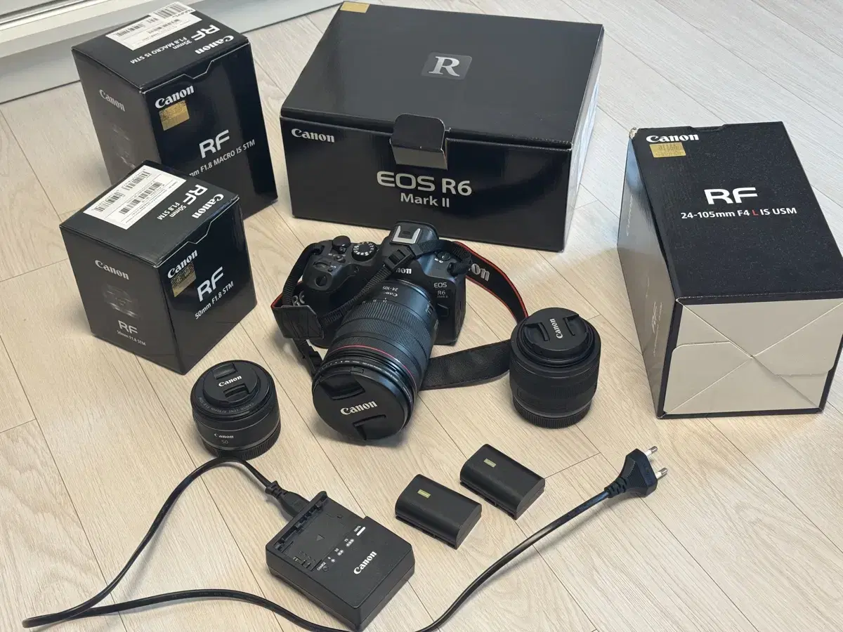 Canon R6M2 and RF lenses both in S-class boxpools