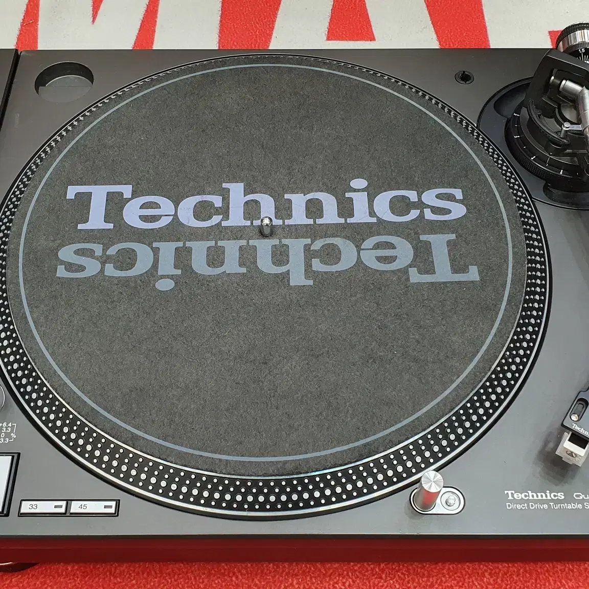 테크닉스SL-1200MK5블랙/오디오테크니카셀포함/초민트급/DJ용