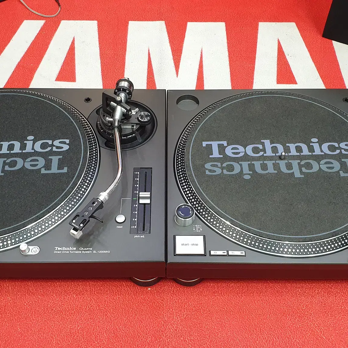 테크닉스SL-1200MK5블랙/오디오테크니카셀포함/초민트급/DJ용