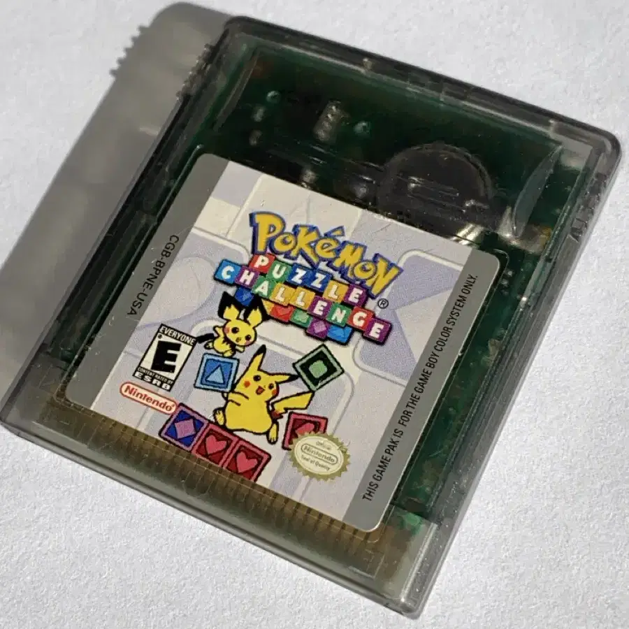 포켓몬 퍼즐 챌린지 영어 북미 정품 게임팩 gb gameboy 게임보