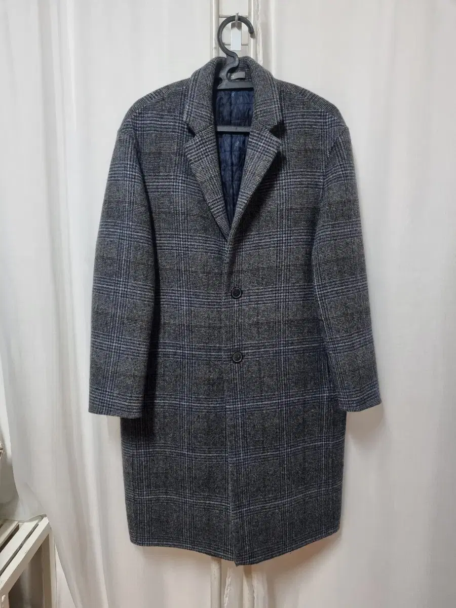 (Men) 90% Hedges Wool Long Coat