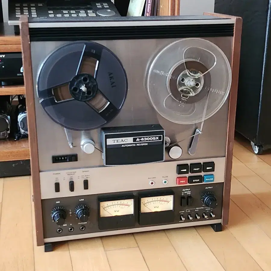 명기 티악 TEAC A-4300SX 4트랙 7인치 고급형 오디오 릴데크