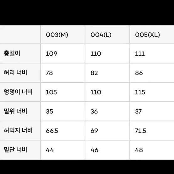 데님 5사이즈 moo1