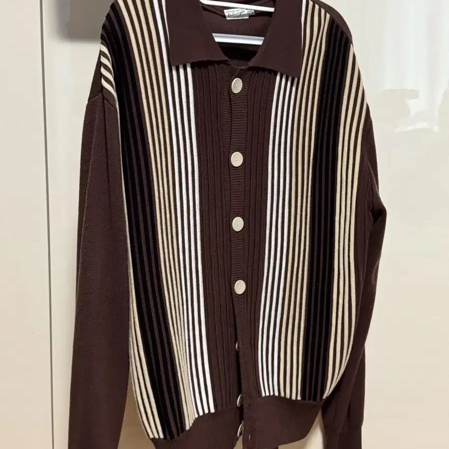 (3) Beheavyer RETRO POLO CARDIGAN brown