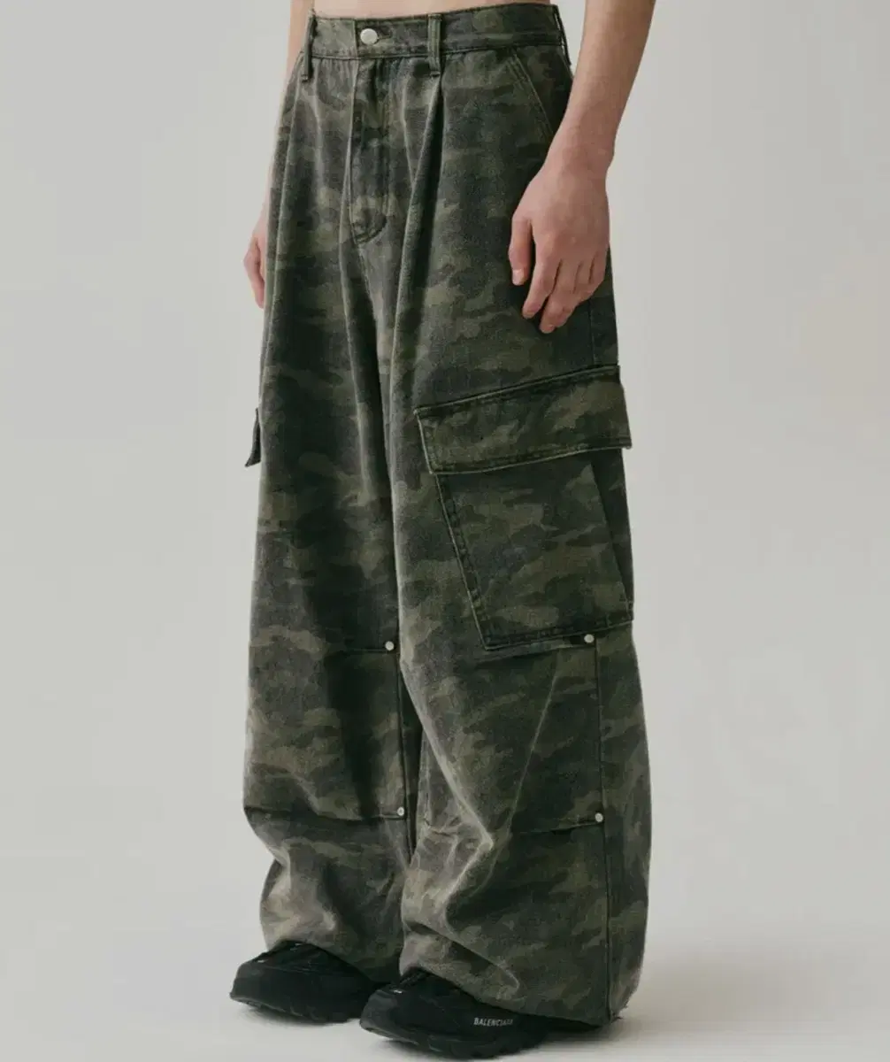 Side Big Cargo Pants CAMO