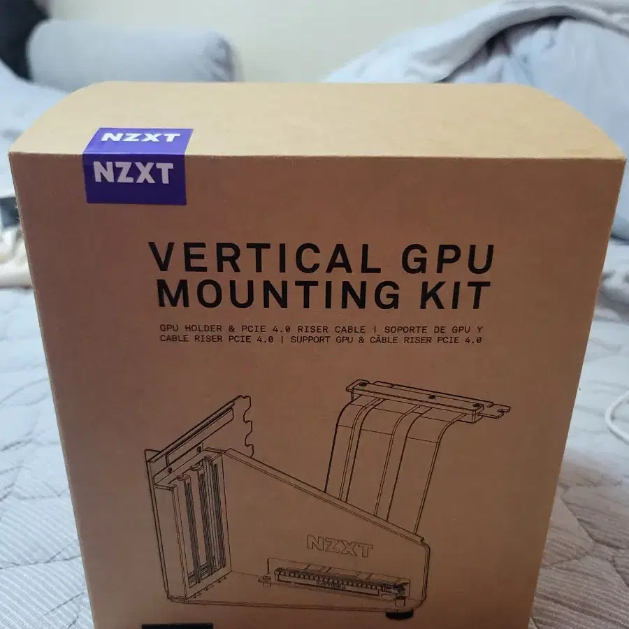 NZXT Vertical GPU Mounting Kit 라이저킷 블랙