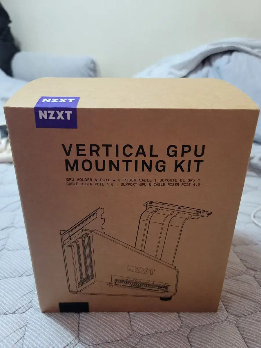 NZXT Vertical GPU Mounting Kit 라이저킷 블랙