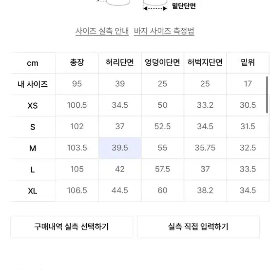 디스펑트 키링 워싱 데님 팬츠 M 사이즈