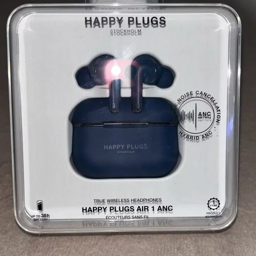 (택포) (미개봉) 해피플러그 에어 1 ANC 블루 happy plugs