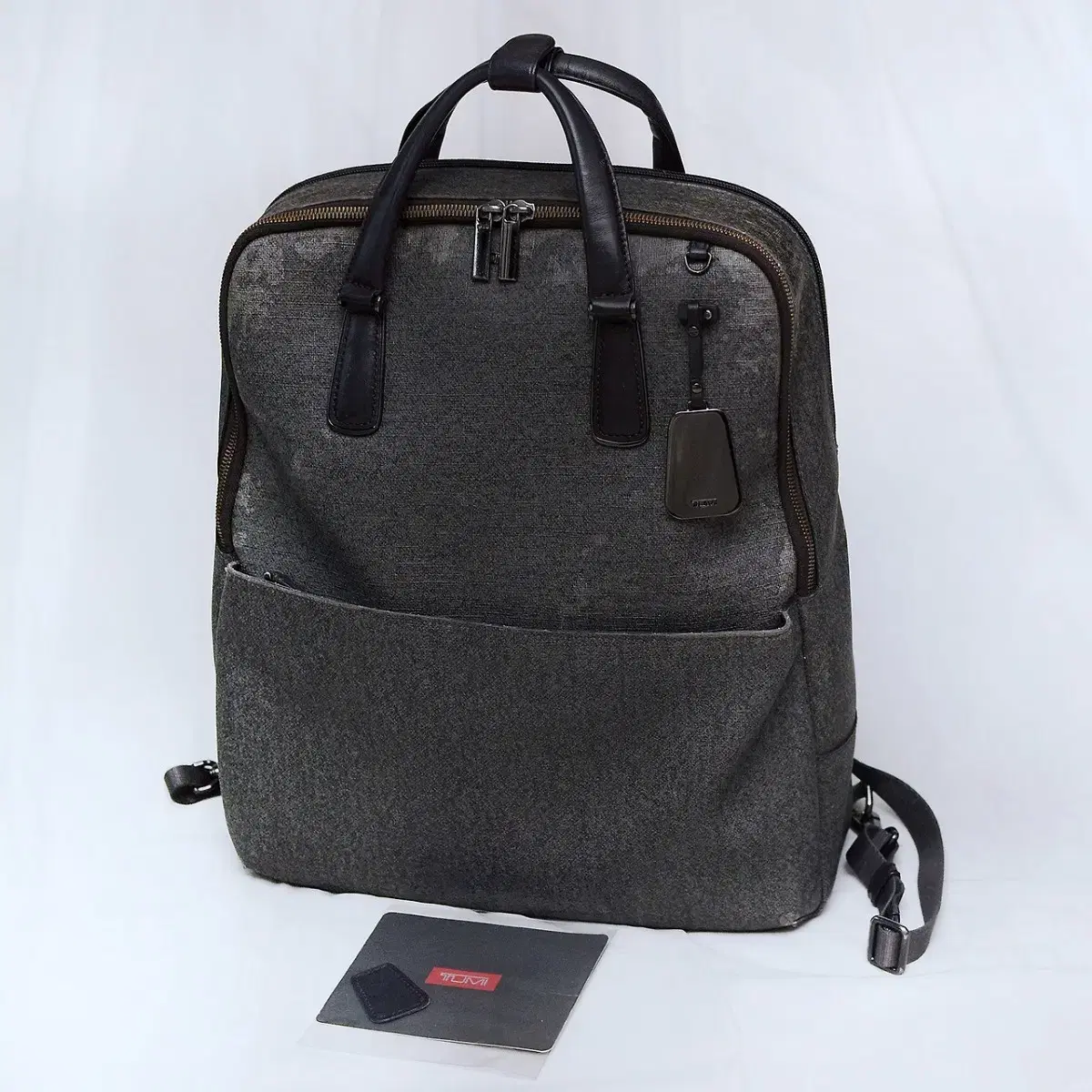 TUMI Sinclair Canvas and Leather 2-Way Tote.Backpack