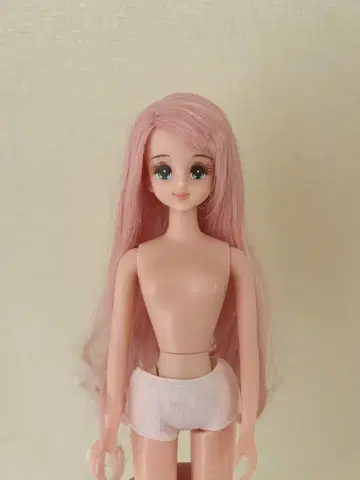 리카짱 캐슬 마린 27cm 핑크 그린 눈동자