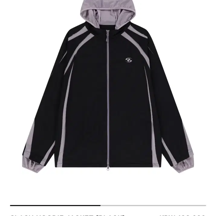 산산기어 SLASH HOODIE JACKET [BLACK]