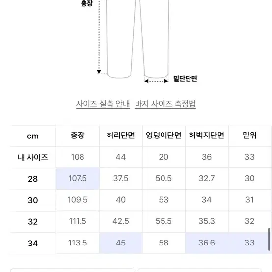 [32] 비슬로우 샌드 워시드 원 턱 데님 팬츠