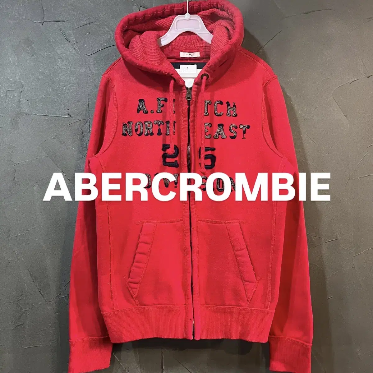 [M] ABERCROMBIE 아베크롬비 빈티지 후드 집업