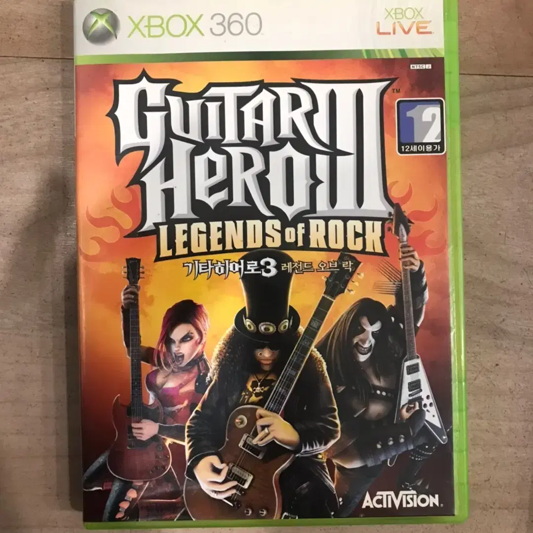 XBOX360 기타 히어로3 레전드 오브 락