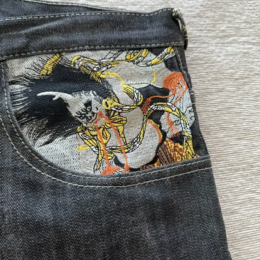 KANJI JEANS pocket  칸지진스 데님 36