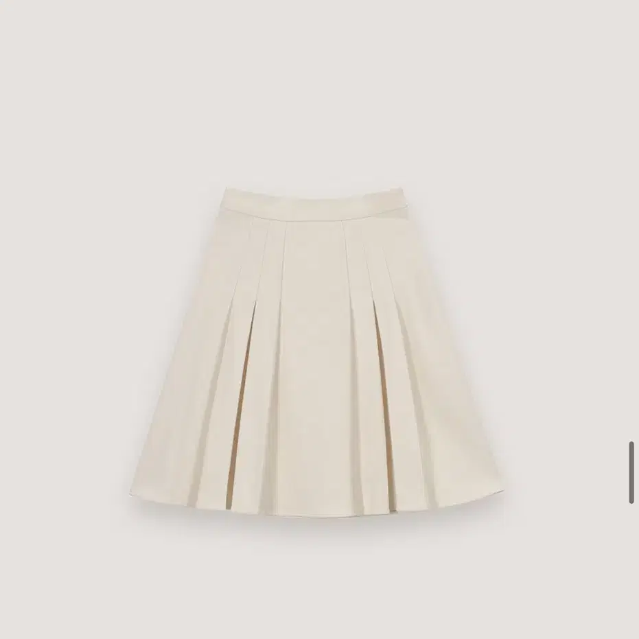 더티스 PLEATS MIDI SKIRT_TT4W504IV