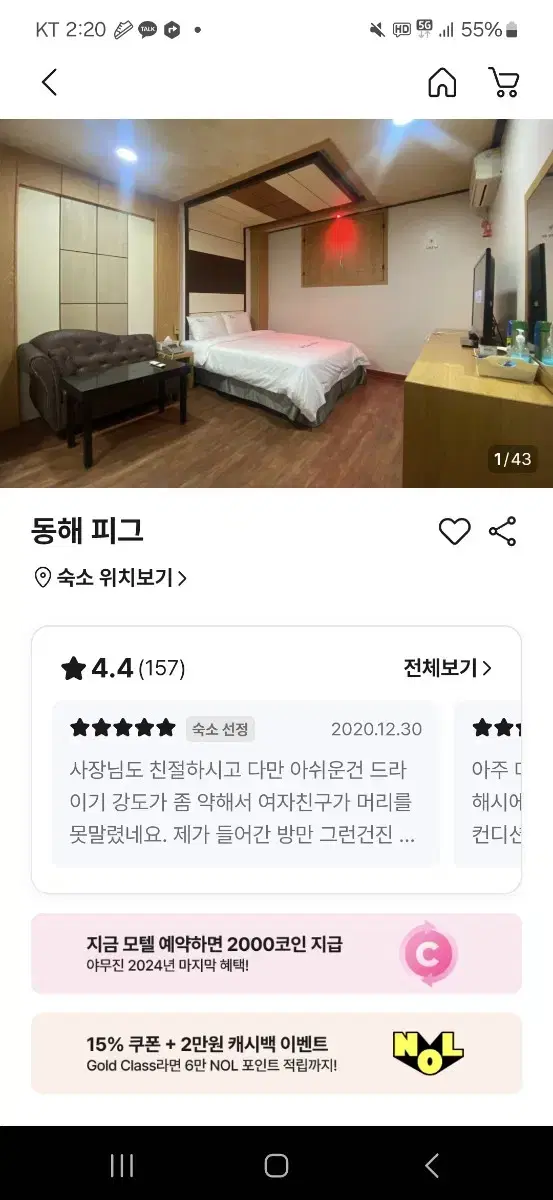 숙박권 12월 31일 부터