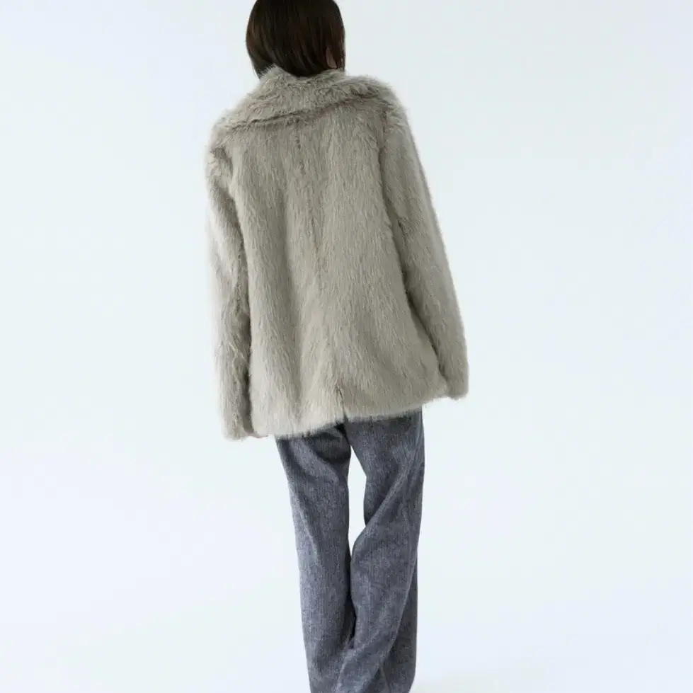 휘 퍼 자켓 FOG  FUR JAKET [LIGHT GRAY]