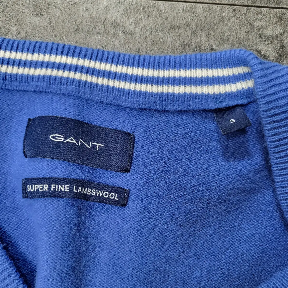 빈티지9 간트 남여 GANT 램스울 브이넥 니트