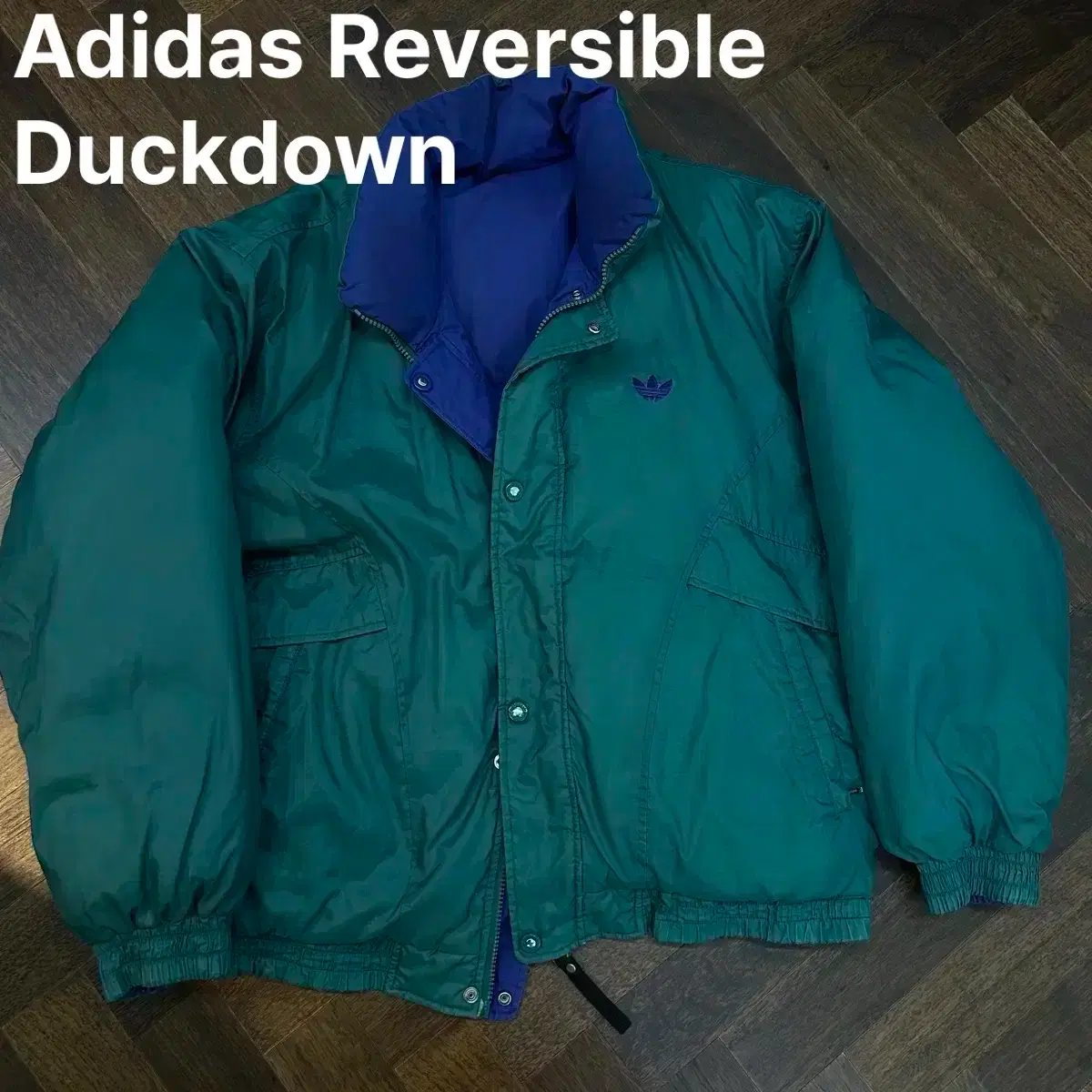 Adidas Adidas Reversible Duck Down Vintage Padded Duck Green