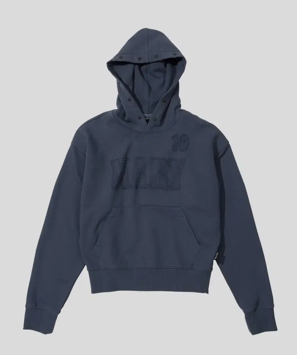 스컬프터 Mary Acid Peel Hoodie Washed Blue