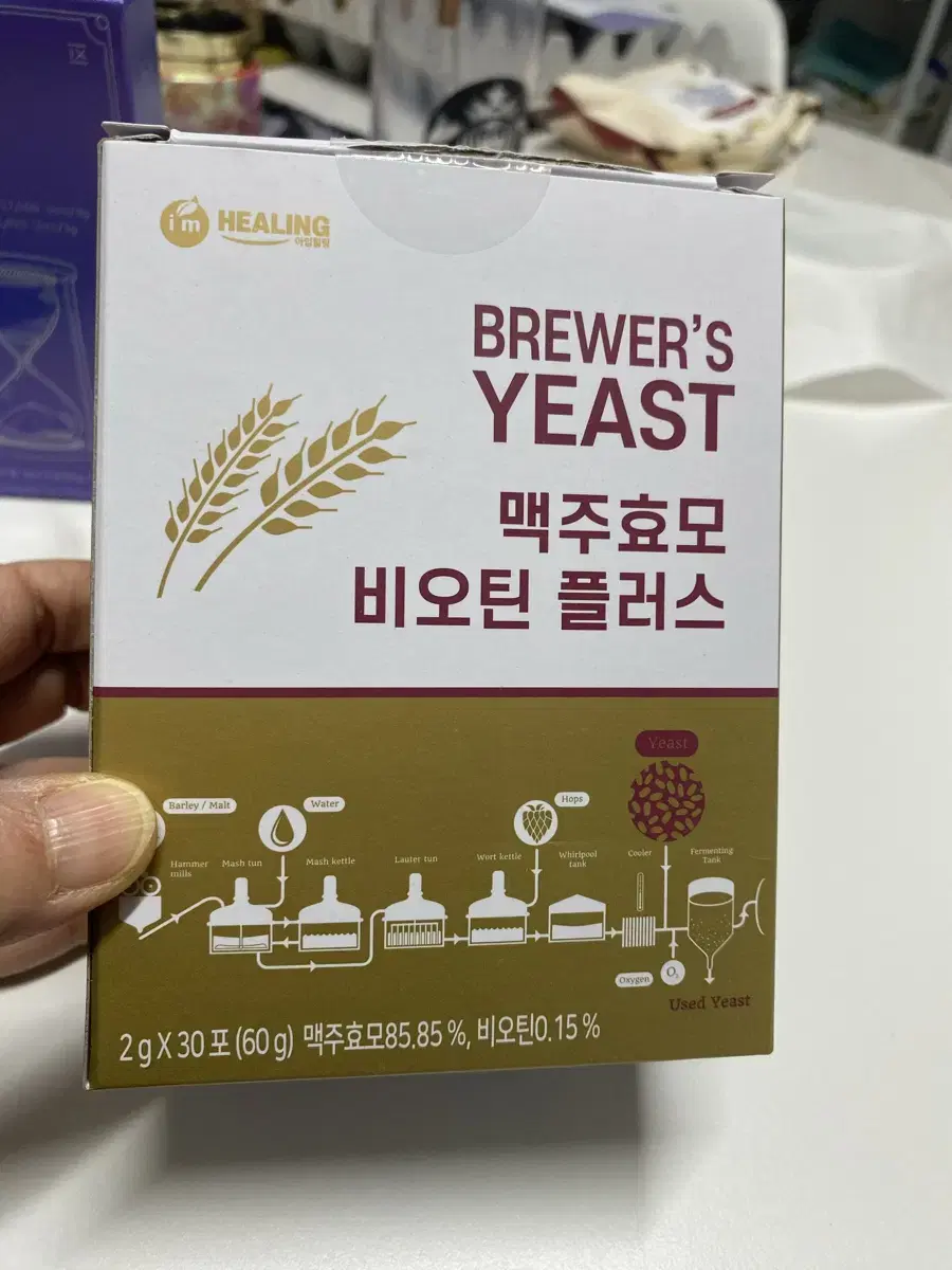 맥주효모 비오틴 플러스 머리카락이 풍성해지는데 필요한 영양소가 들어있는제