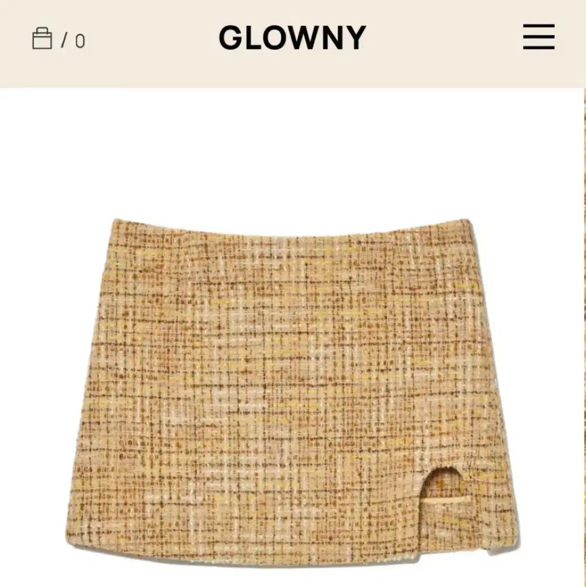 Glowny Tweed U Baby Skirt in Glowny Tweed