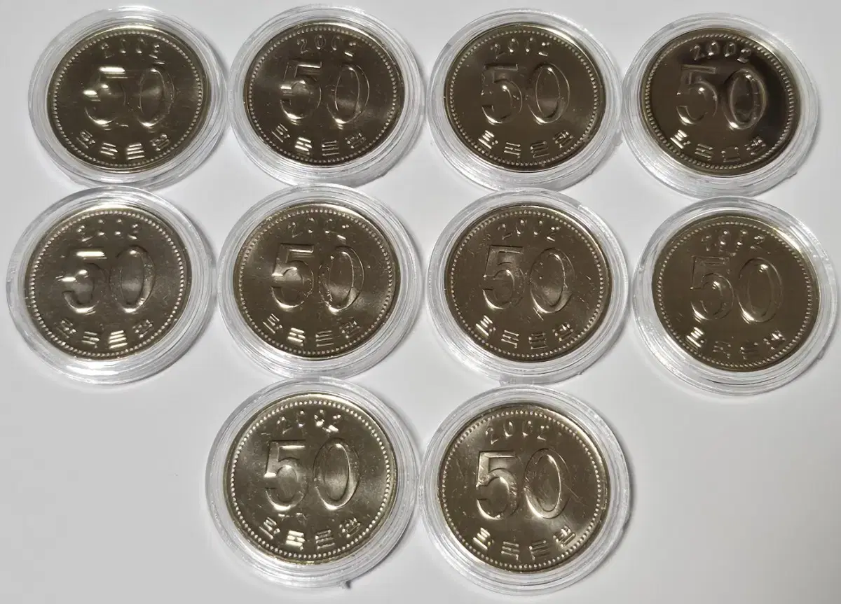 2002 50-week unused roll dismantled zuu (coins) 10 points