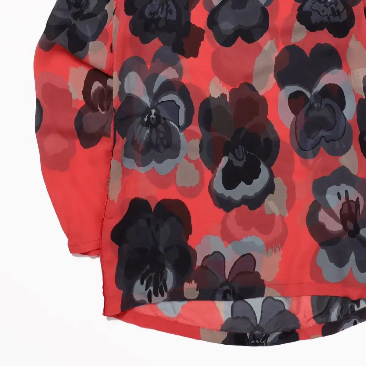 DRIES VAN NOTEN Silk Pattern Blouse