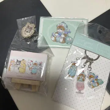 모프샌드 x 한교동 3줄 아크릴 키링 산리오 고양이 콜라보