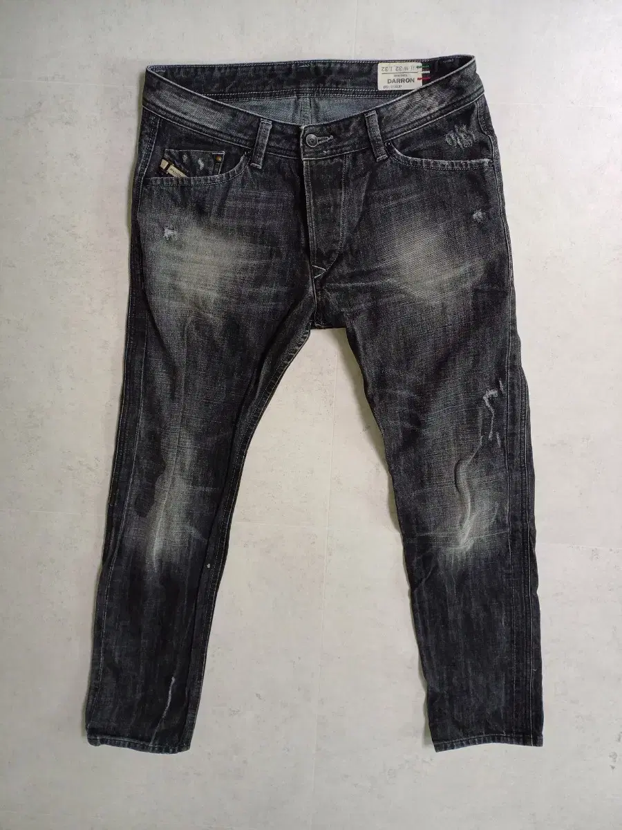 Men's Diesel DARRON Slim Fit Denim Black Jean (32)