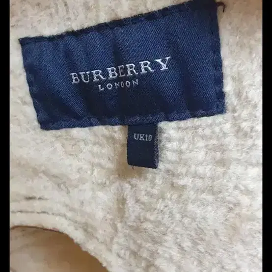 정품 Burberry 버버리 양가죽 무스탕 코트 자켓