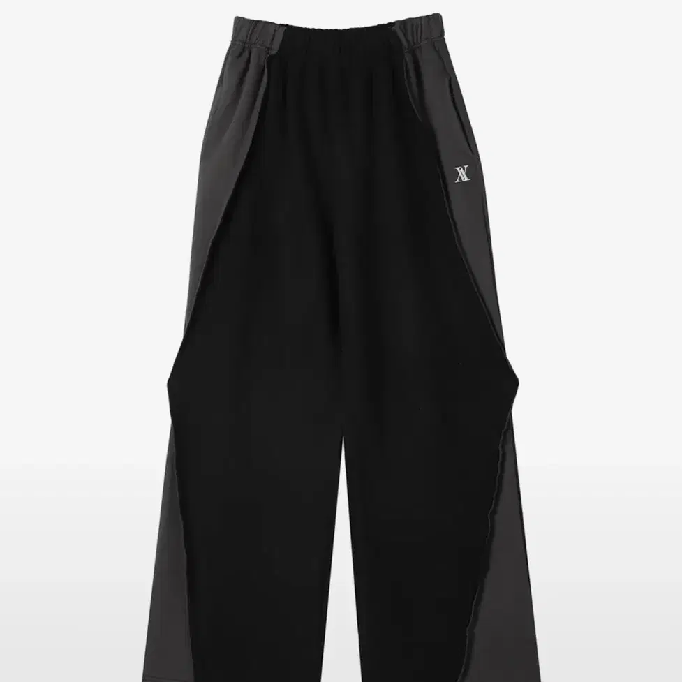 어반드레스 Optical Side Wide Pants BLACK