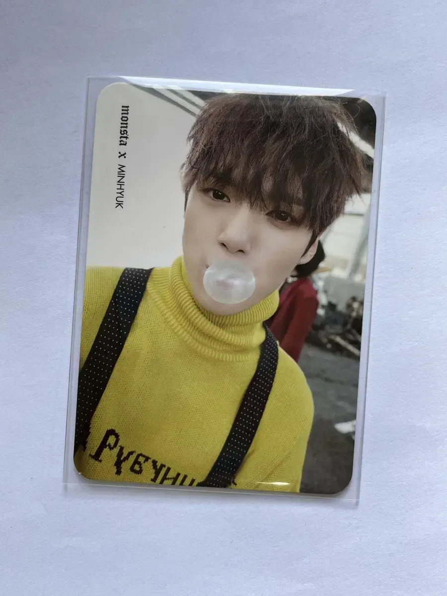 monsta x minhyuk bubblegumdang photocard wts disposal