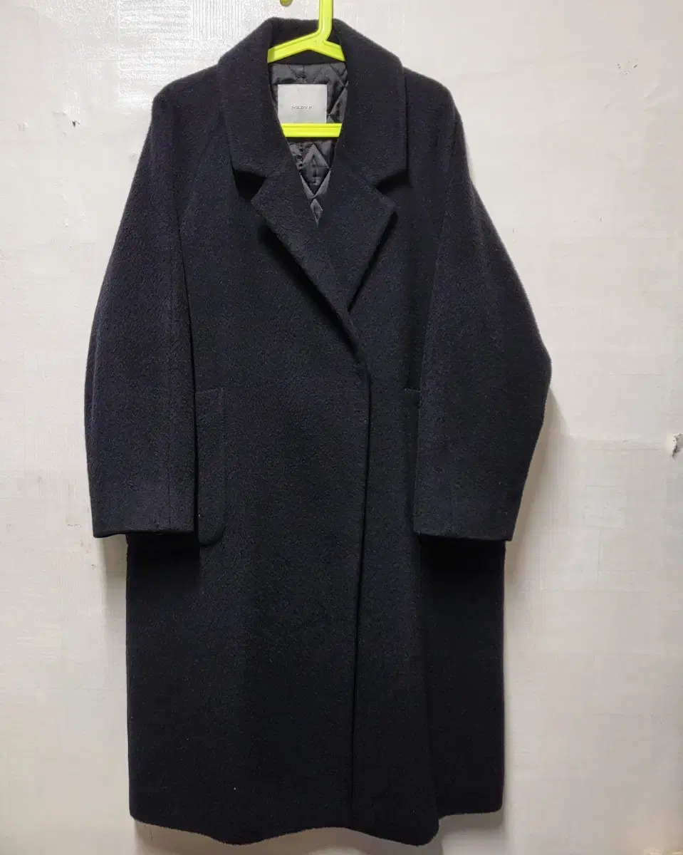 Nilbyfi Lambswool Alpaca Loose Fit Coat