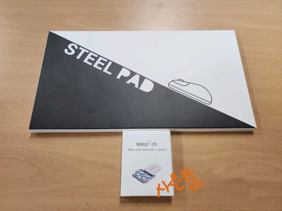 [미개봉 새상품]붙이는 슬라이드 마우스 패드 STEEL PAD 스틸 패드