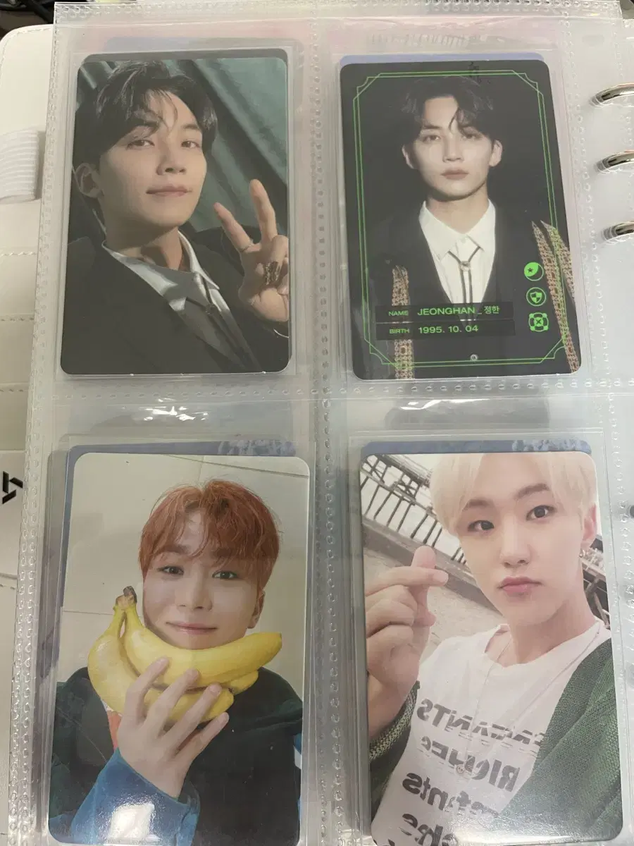 seventeen photocard sell seungchul jeongjeong jisoo junhwi soonyoungwon wooji hoon myungho minyu seungkwan solchan