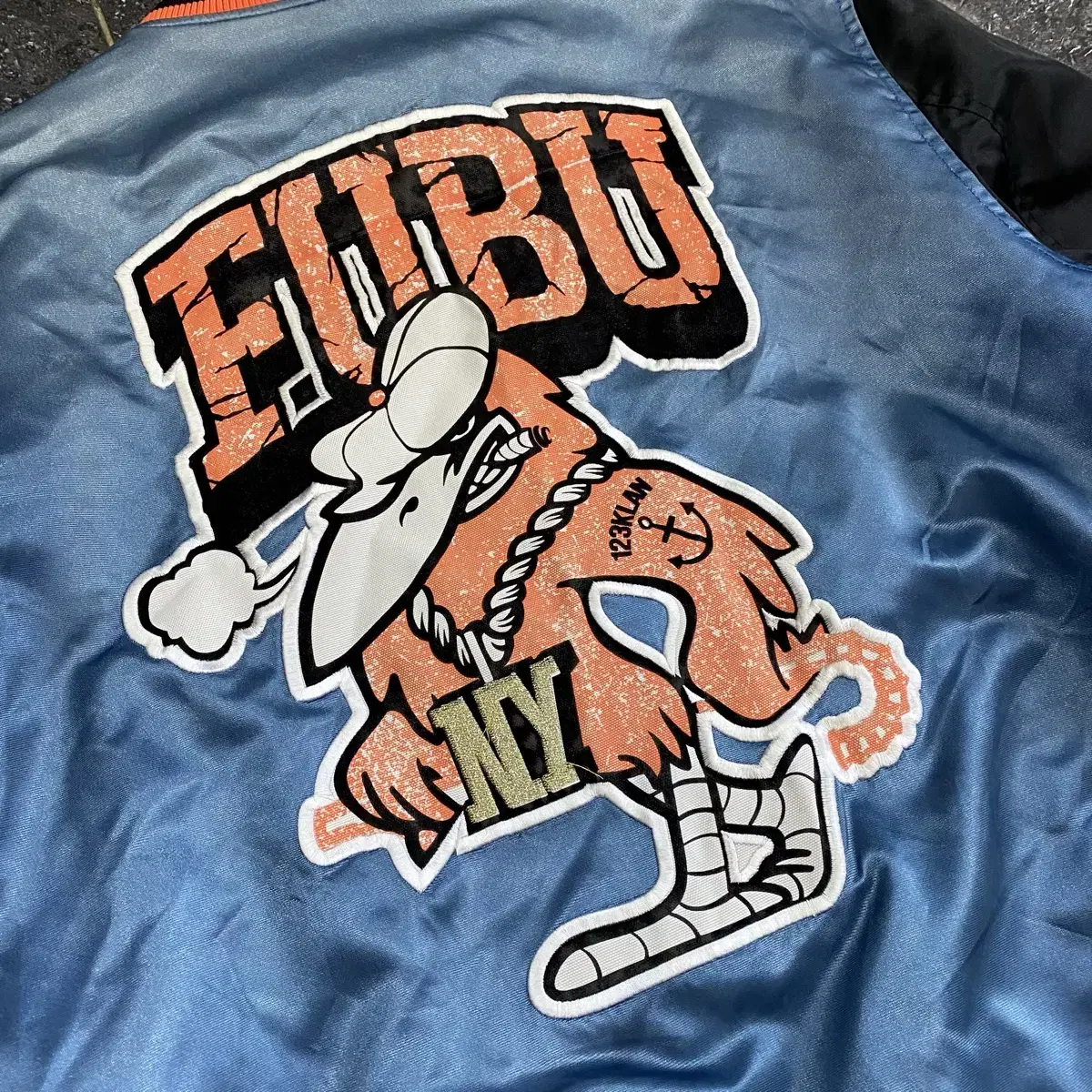 FUBU 후부 빅로고 올드스쿨 바시티 점퍼 자켓