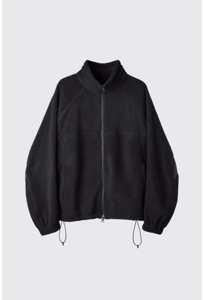 해칭룸 Fleece Over Jacket Black (4)