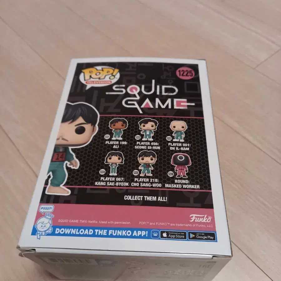 오징어 게임 피규어(funko pop 218번 조상우)