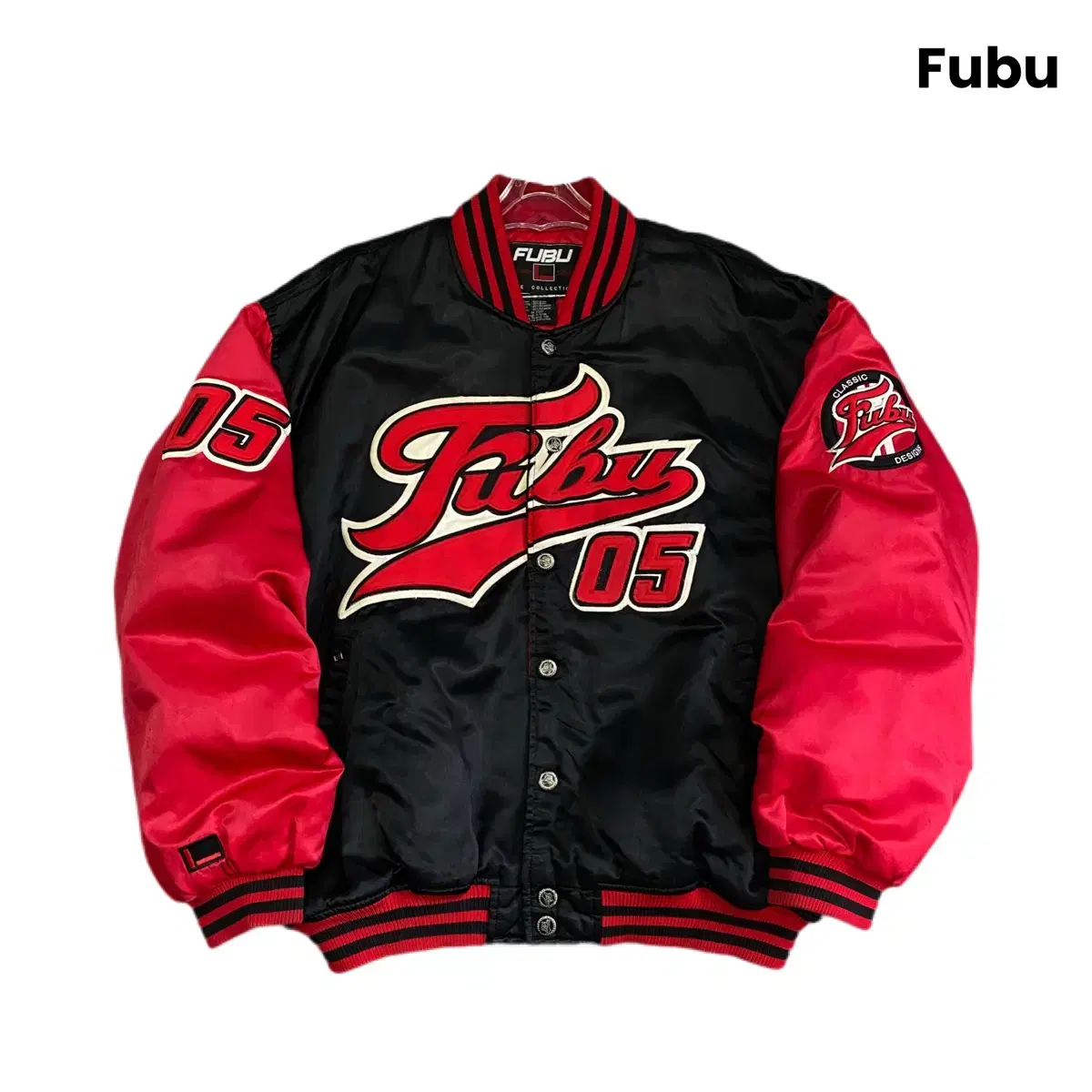 FUBU 후부 XXL 올드스쿨 빅사이즈 힙합 바시티 자켓