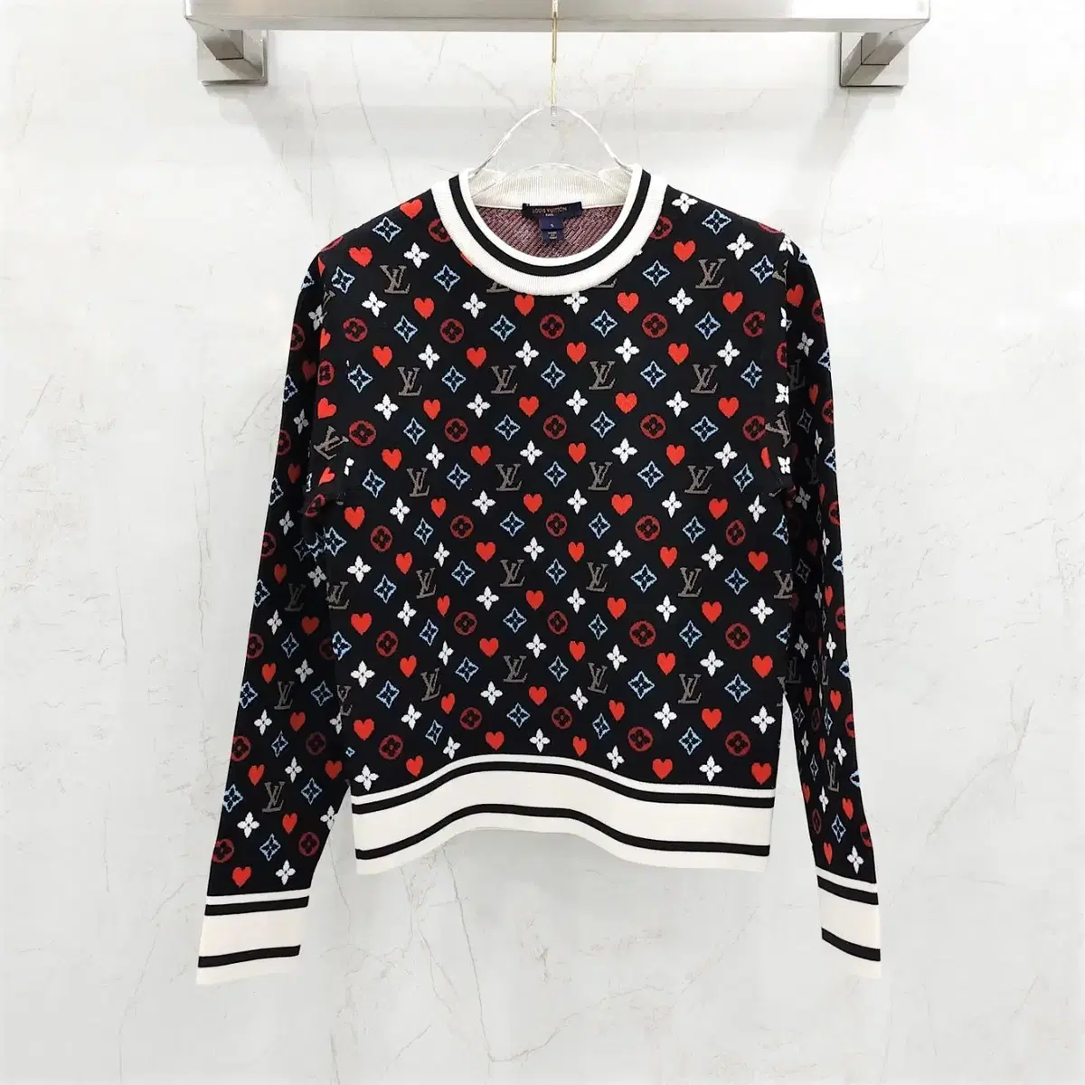 S/Louis Vuitton Monogram Game Onda Knit