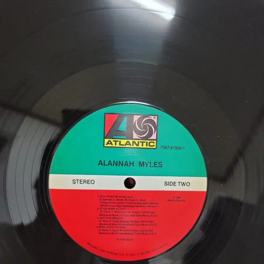 ALANNAH MYLES LP BLACK VELVET 수록