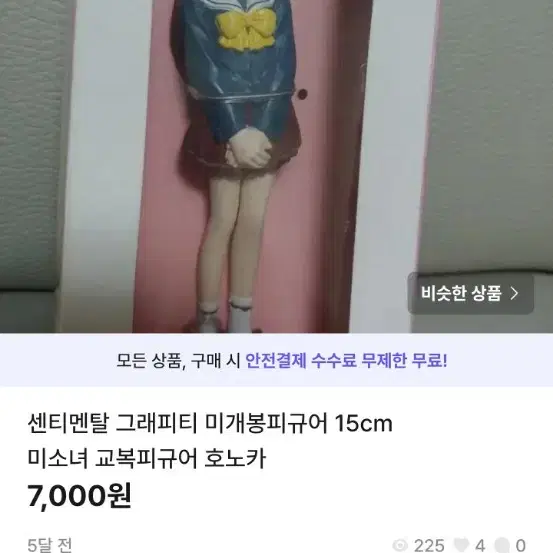 센티멘탈 그래피티 미사용 수영복피규어 35cm 사와타리 호노카 희귀템