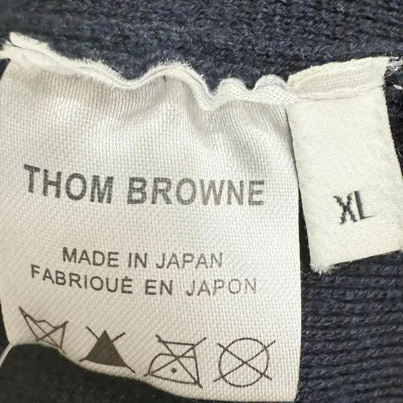 [ THOM BROWNE ] 톰브라운 니트 긴팔티 [XL]