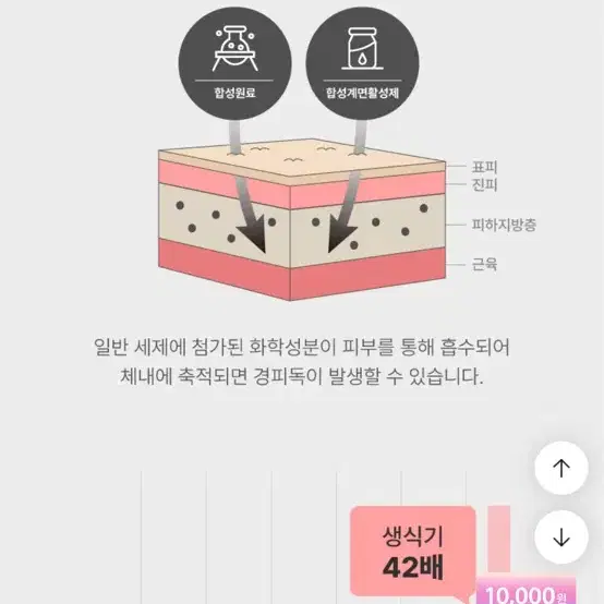 클리어 속옷 세탁 세제 500ml 새 상품